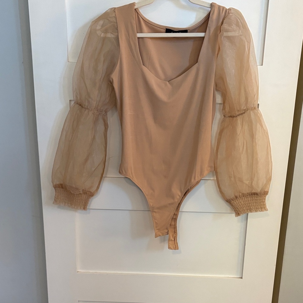 fab'rik Tan Bodysuit
